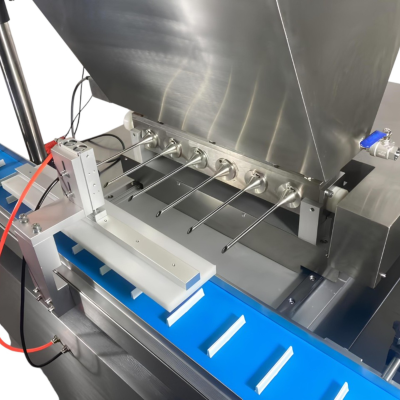 Горизонтальный дозатор начинки Danler Injection Line DF-6 - внешний вид оборудования